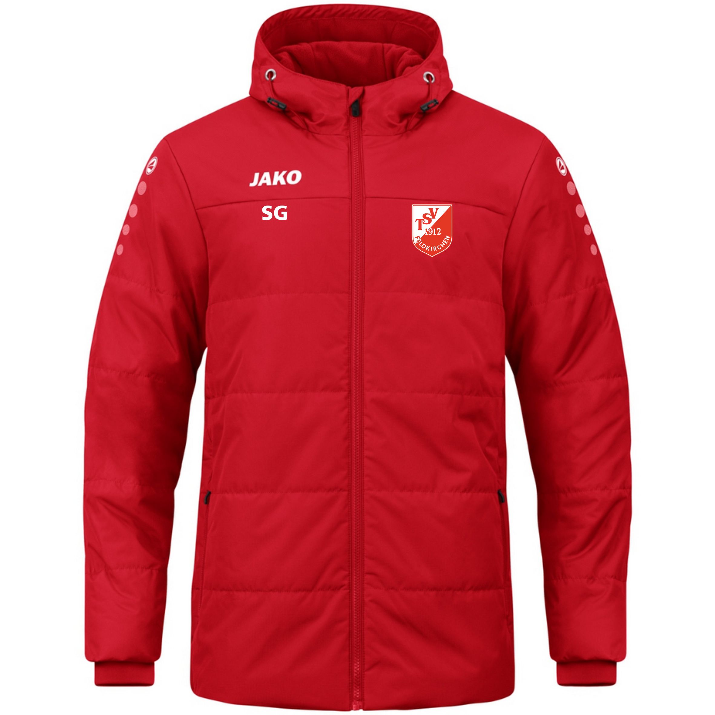 Coachjacke Team mit Kapuze